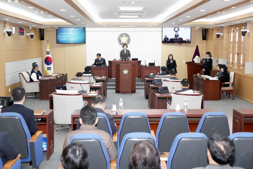 태안군의회, 제319회 임시회 개회